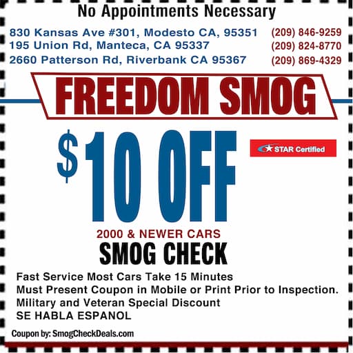 Smog Check Coupon